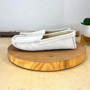 Janie & Jack Suede Loafers (Kids 3K) light grey